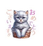 ロシアンブルー・猫・Russian blue A（個別スタンプ：25）