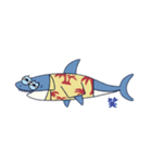 sunny season shark（個別スタンプ：7）