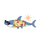 sunny season shark（個別スタンプ：12）