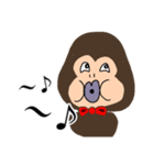 憎めないお猿（個別スタンプ：17）