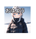 おしゃべり大雪女子（個別スタンプ：6）