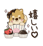 柴犬・茶色い犬『バレンタインデー』（個別スタンプ：30）