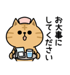 茶トラ猫【体調報告】（個別スタンプ：26）