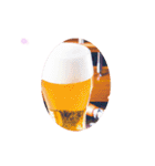 一杯で、心がほどける最高のビール！お酒（個別スタンプ：12）