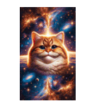 BIG宇宙の中の猫2（個別スタンプ：3）