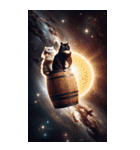 BIG宇宙の中の猫2（個別スタンプ：25）