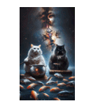 BIG宇宙の中の猫2（個別スタンプ：27）