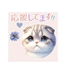 スコティッシュフォールド猫Scottishfold A（個別スタンプ：22）