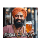 酒好きインド人【ビール・飲酒・架空映画】（個別スタンプ：13）