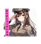 軍服美少女♪（個別スタンプ：30）