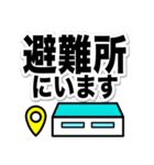災害・地震・緊急時の連絡スタンプ【家族】（個別スタンプ：30）