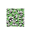 パンダ ドット絵（個別スタンプ：6）