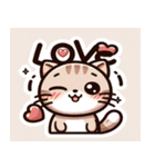 猫のLINEスタンプ！！（個別スタンプ：4）