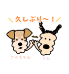 うちの犬たちの日常スタンプ（個別スタンプ：7）