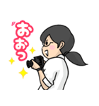 息子が野球部のお母さん「まーちゃん」（個別スタンプ：18）