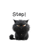うざい黒猫（BIGステッカー）（個別スタンプ：32）