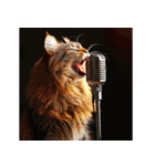 猫たちの音楽（個別スタンプ：6）