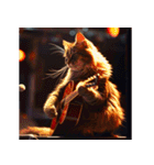 猫たちの音楽（個別スタンプ：7）