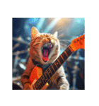 猫たちの音楽（個別スタンプ：14）
