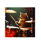 猫たちの音楽（個別スタンプ：15）