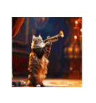 猫たちの音楽（個別スタンプ：23）