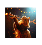 猫たちの音楽（個別スタンプ：24）