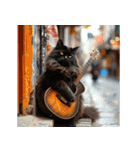 猫たちの音楽（個別スタンプ：25）