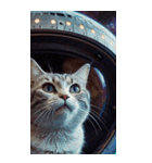 BIG宇宙猫 space cat（個別スタンプ：15）