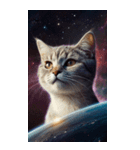 BIG宇宙猫 space cat（個別スタンプ：17）
