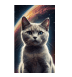 BIG宇宙猫 space cat（個別スタンプ：26）