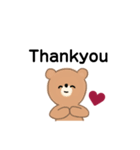 cute bear 【春節・旧正月】（個別スタンプ：14）