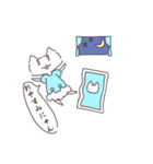 白いにゃんこ！（個別スタンプ：2）