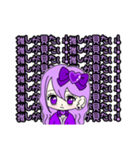 推し活(紫推)最高！！（個別スタンプ：8）