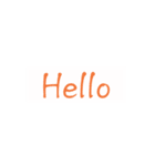 Hello英語（個別スタンプ：1）