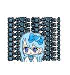 推し活(水色推)最高！！（個別スタンプ：8）