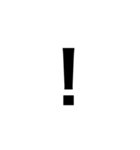 簡潔でひとことに普通文字（個別スタンプ：18）