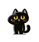 お茶目な黒猫ライフDiary（個別スタンプ：2）