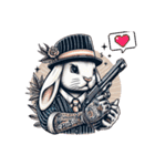 gangster rabbits ギャングスターラビット（個別スタンプ：8）