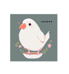 愛くるしい文鳥たち2（個別スタンプ：5）