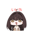 ホワイトクッキーLINEスタンプ（個別スタンプ：1）