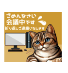 にゃ！スタンプ第二弾 ビジネスと敬語 猫（個別スタンプ：13）