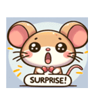 キュートなねずみちゃん（個別スタンプ：7）