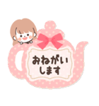 モノトーンLongちゃん（個別スタンプ：7）