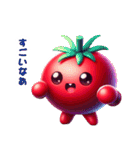 関西弁のかわいい真っ赤なトマト（個別スタンプ：21）