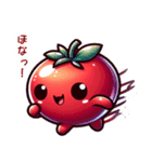 関西弁のかわいい真っ赤なトマト（個別スタンプ：34）