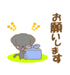 わんこ日和(黒ラブラドール)-toYvu-（個別スタンプ：8）