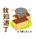 わんこ日和(黒ラブラドール)-toYvu-（個別スタンプ：27）