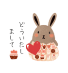 お菓子だいすきうさぎ♡日常スタンプ♪（個別スタンプ：17）