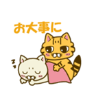 キジトラとしろねこちゃん2（個別スタンプ：6）