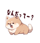 柴犬ライフ：もふもふと共に（個別スタンプ：34）